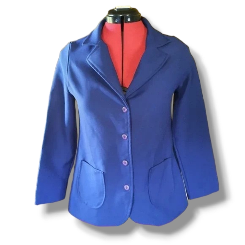 4 For $10 - Indigo blue blazer suit jacket‎